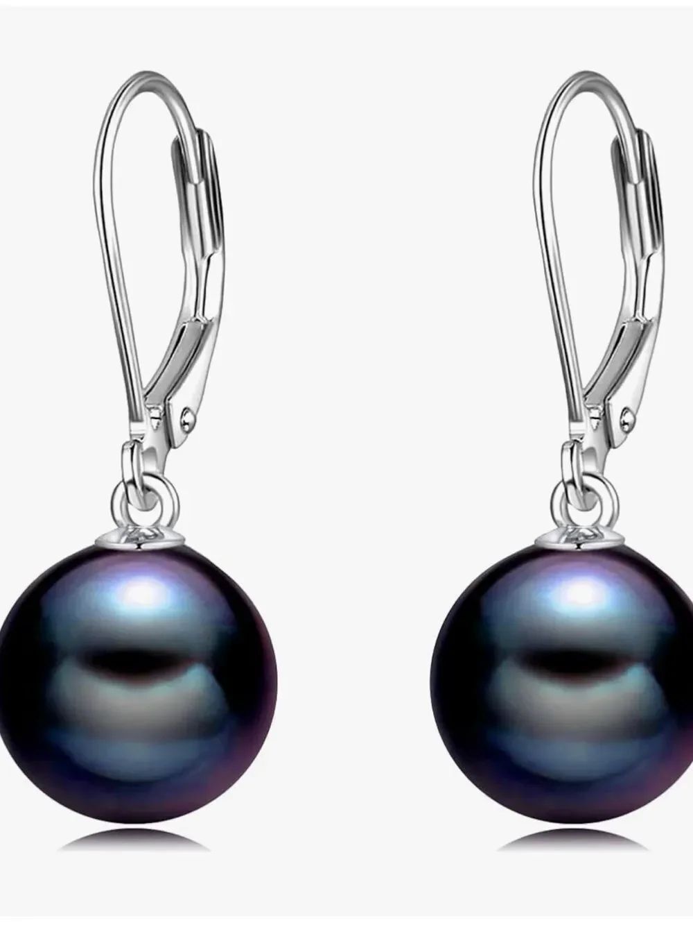 Tahitian  pearl earrings